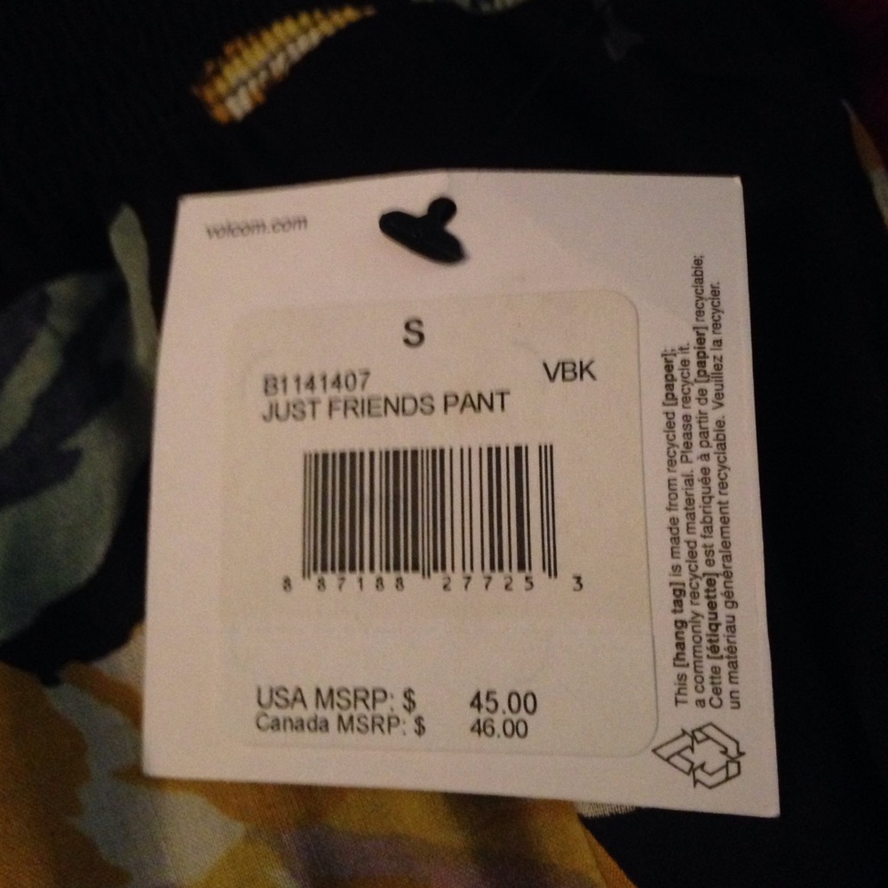 Volcom beach pants NWT - Picture 3 of 3